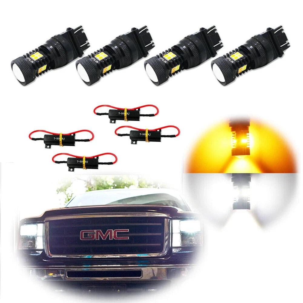 Dual-Color LED Turn Signal Lights for GMC Sierra 1500 (2000–2014)