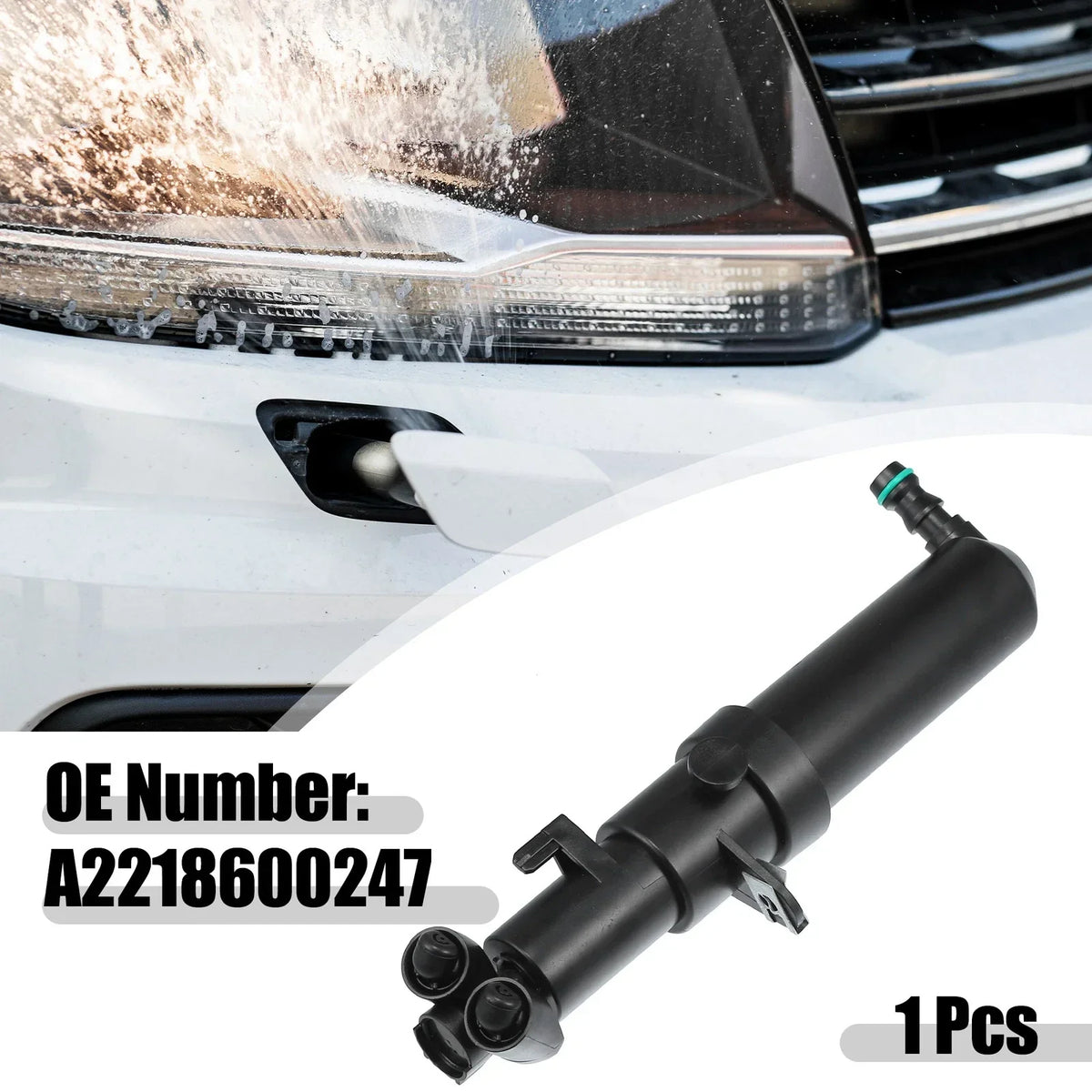 Headlight Washer Nozzle Front Right for Mercedes-Benz CL 550 2007-2014