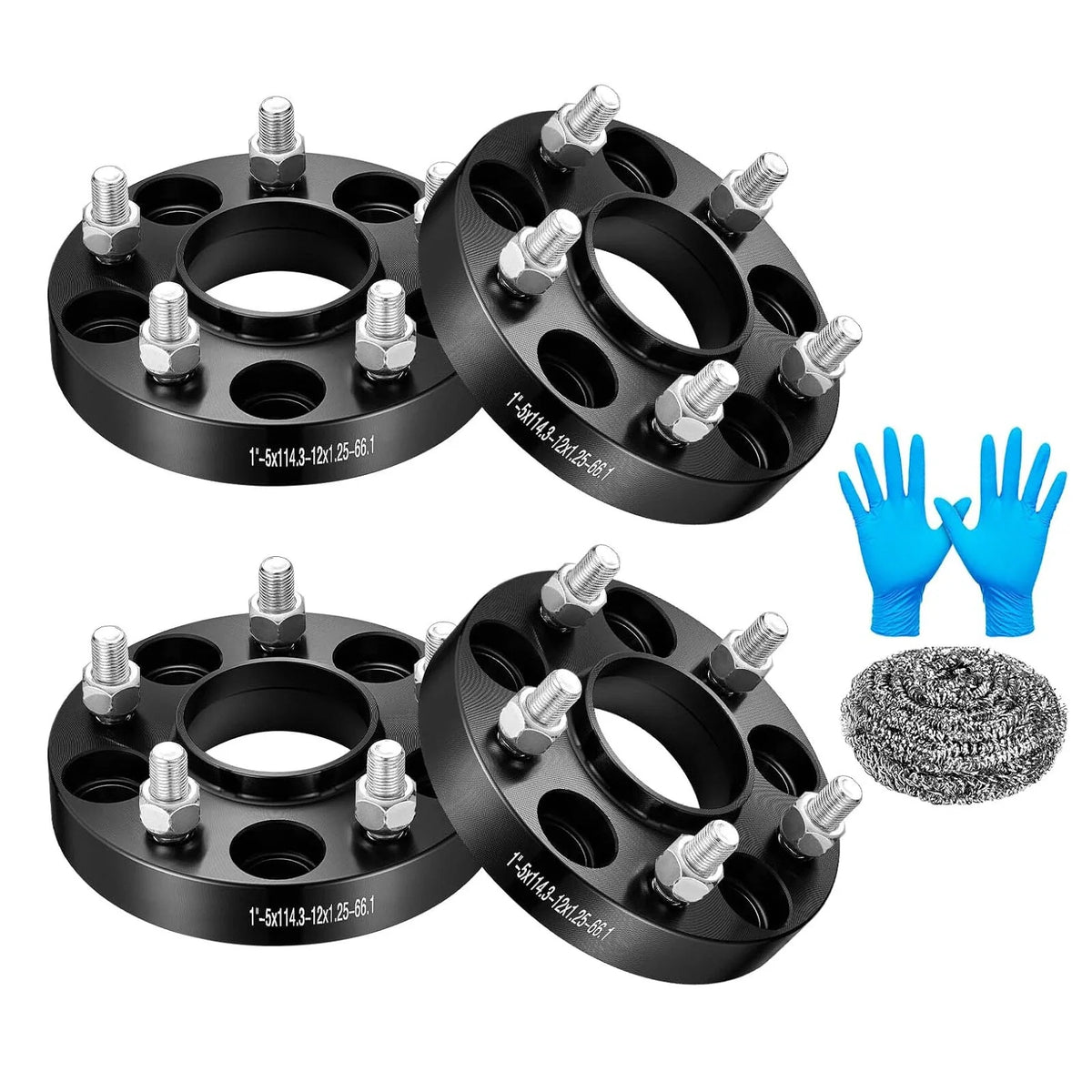 Set of 4 Wheel Spacers 25mm 5x4.5 for Infiniti G37 G35 Q50 M37 Nissan 350Z (2003–2020)