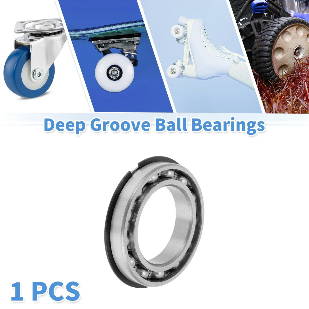 6012NR Deep Groove Ball Bearing for Scooter Skateboard Wheel (P5)