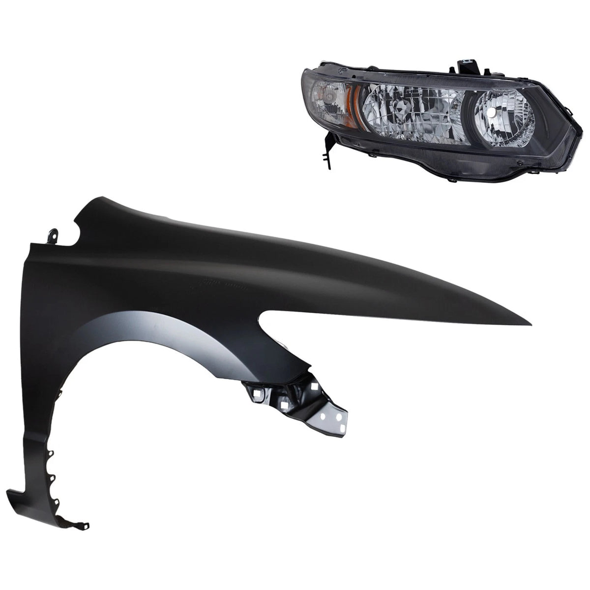 Headlight Passenger Right Side for Honda Civic (2010–2011)