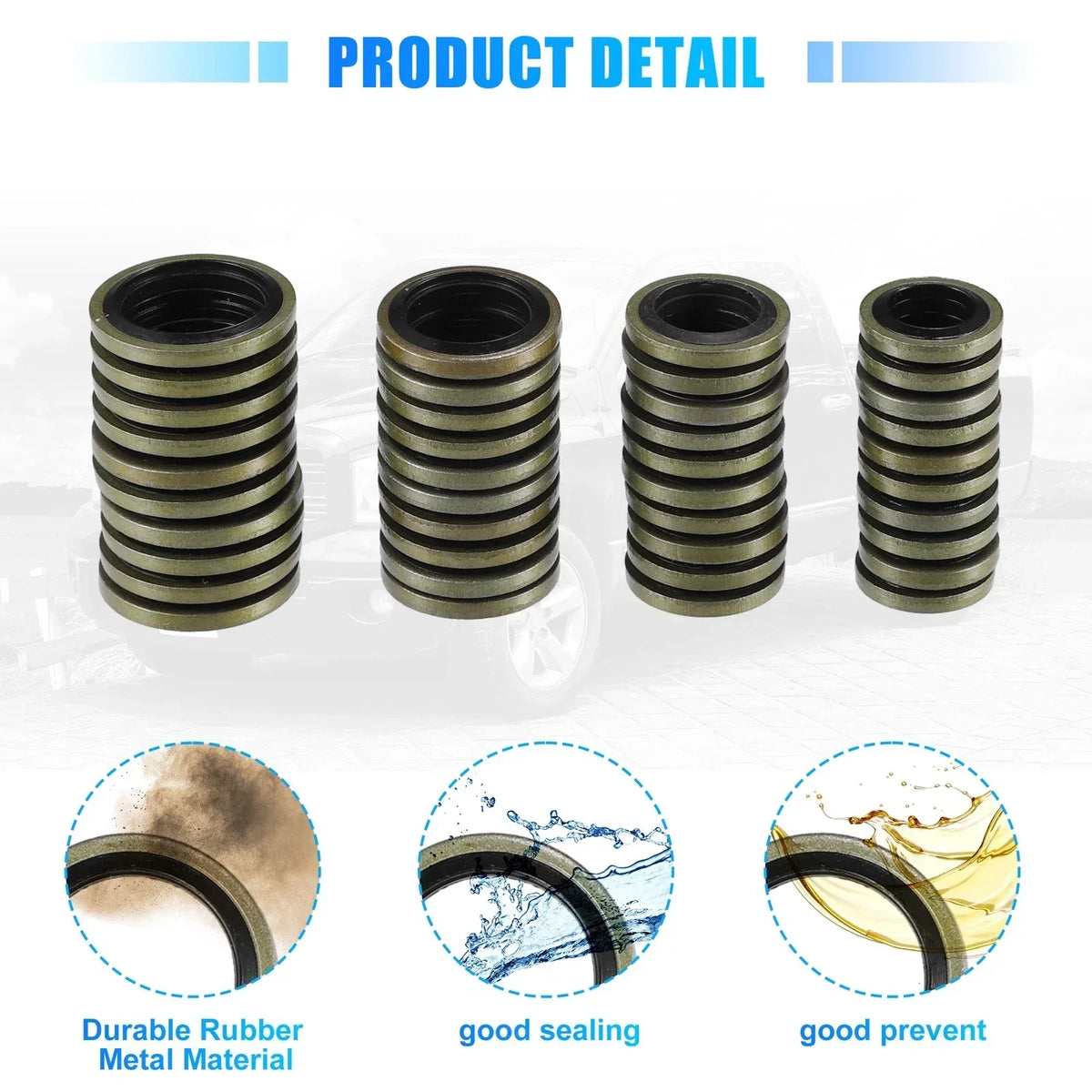 Fuel Sealing Washers Set for 12V 24V Dodge 5.9L 6.7L