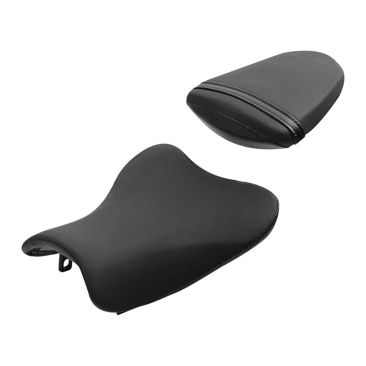 Black Driver and Passenger Seat for Suzuki GSXR1000 (2007-2008)