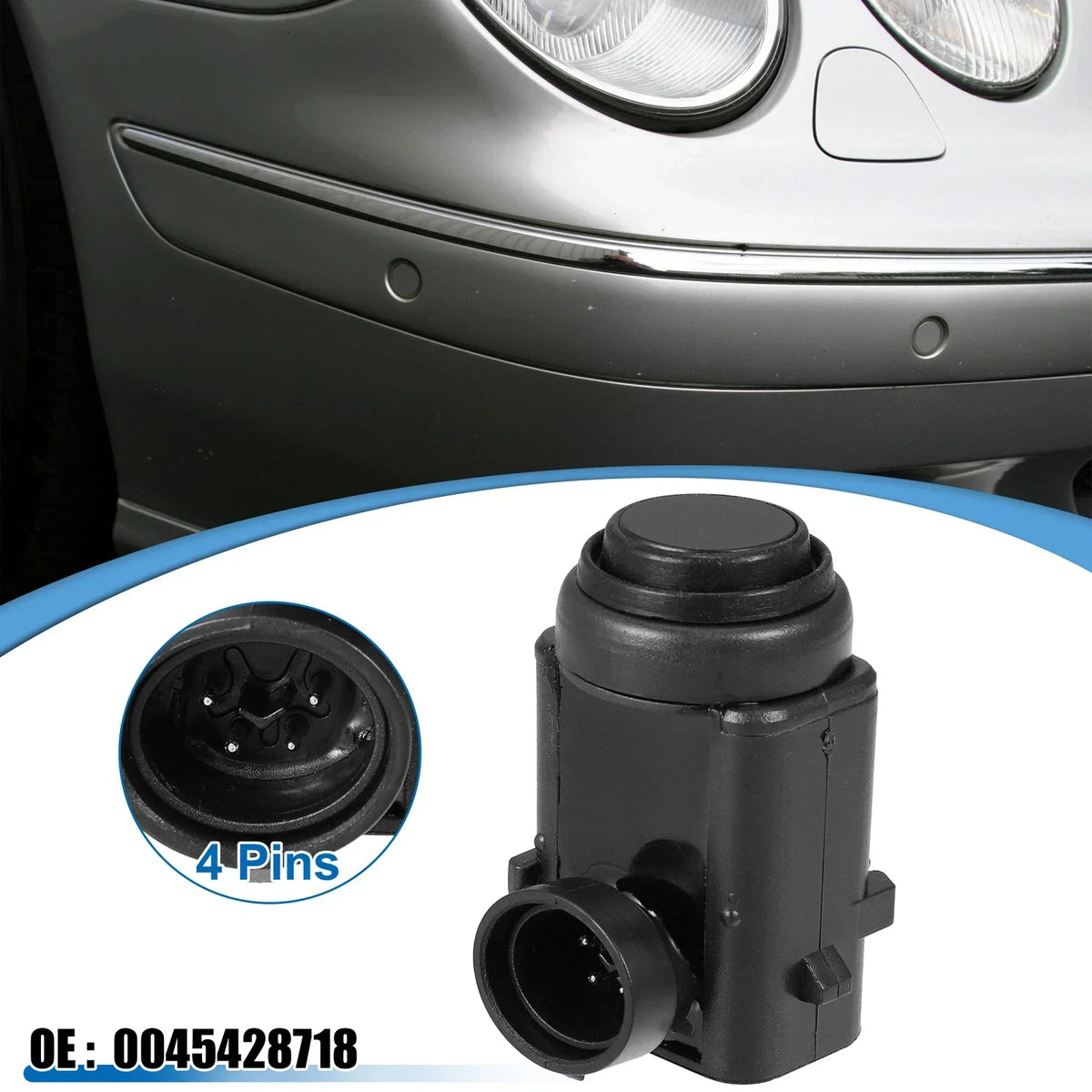 Set of 4 Reverse Parking Assist Sensors for Mercedes-Benz (2006-2011)