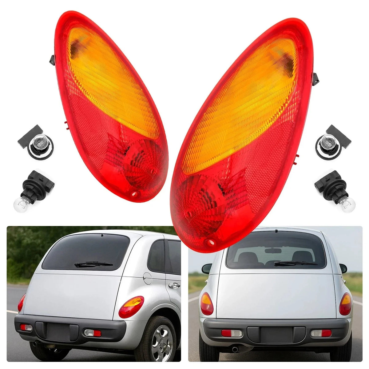 Brake Lamps Set for Chrysler PT Cruiser 2001-2005 Tail Lights