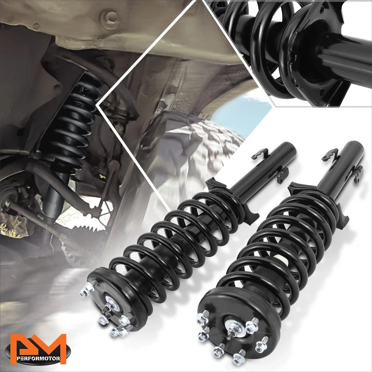 Set of 2 Complete Strut Assemblies for Honda Accord (2008–2012)