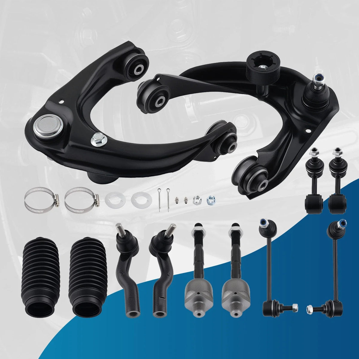 Sway Bar Link and Front Upper Control Arm Set for 2006-2010 Fusion MKZ