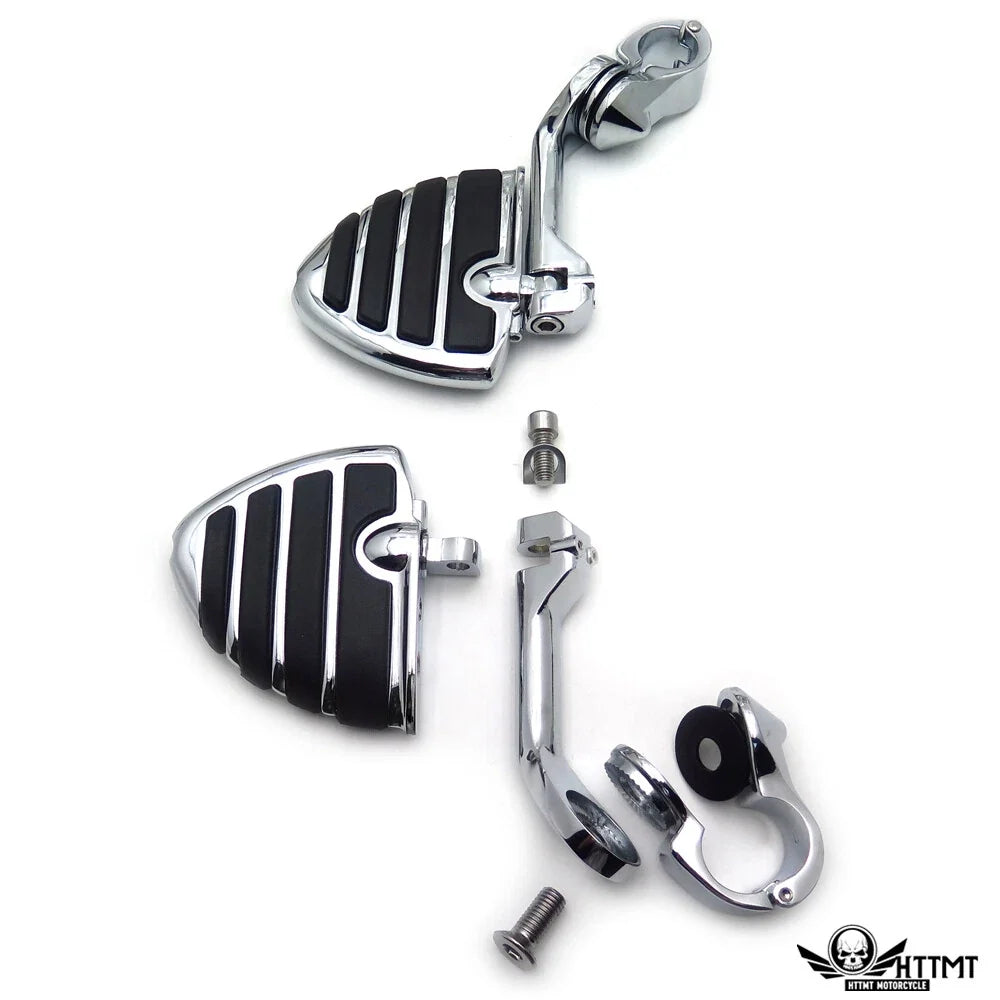 Highway FootPeg Mini Wing 5" Chrome for Kawasaki Vulcan VN (Year Range)