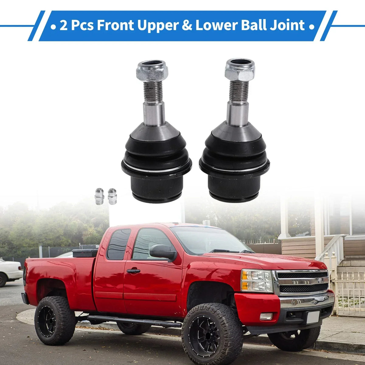 Front and Rear Lower Ball Joints for 2011-2023 Dodge Durango