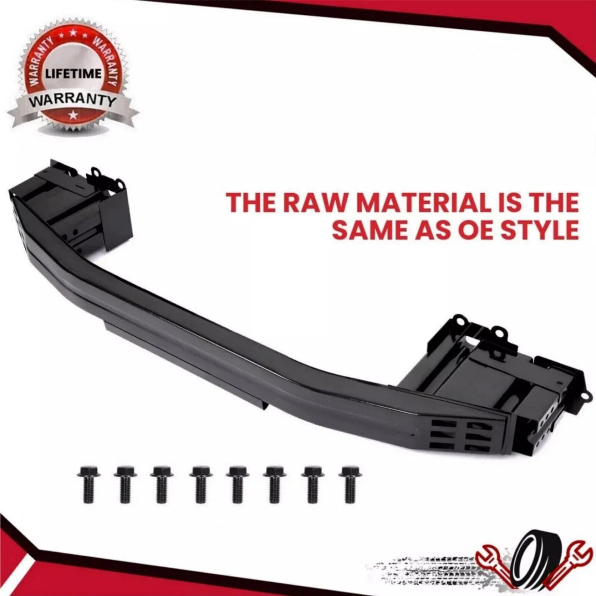 Front Steel Bumper Reinforcement for Honda Civic (2016–2021)