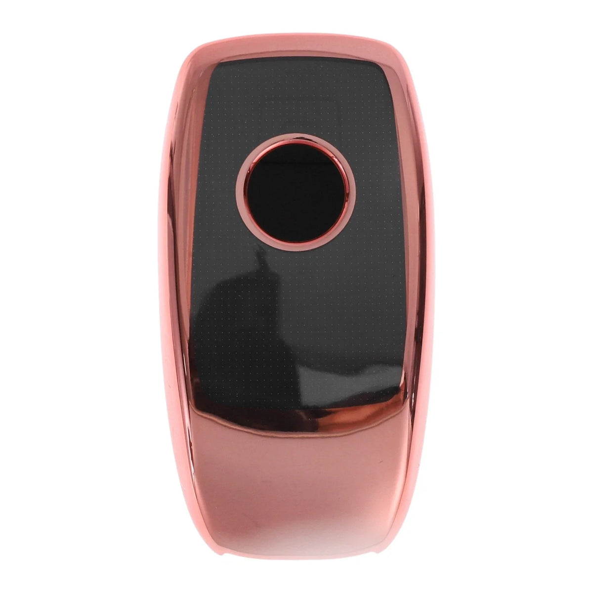 TPU Car Key Case for Mercedes Benz E Class (2017) - Rose Gold Tone