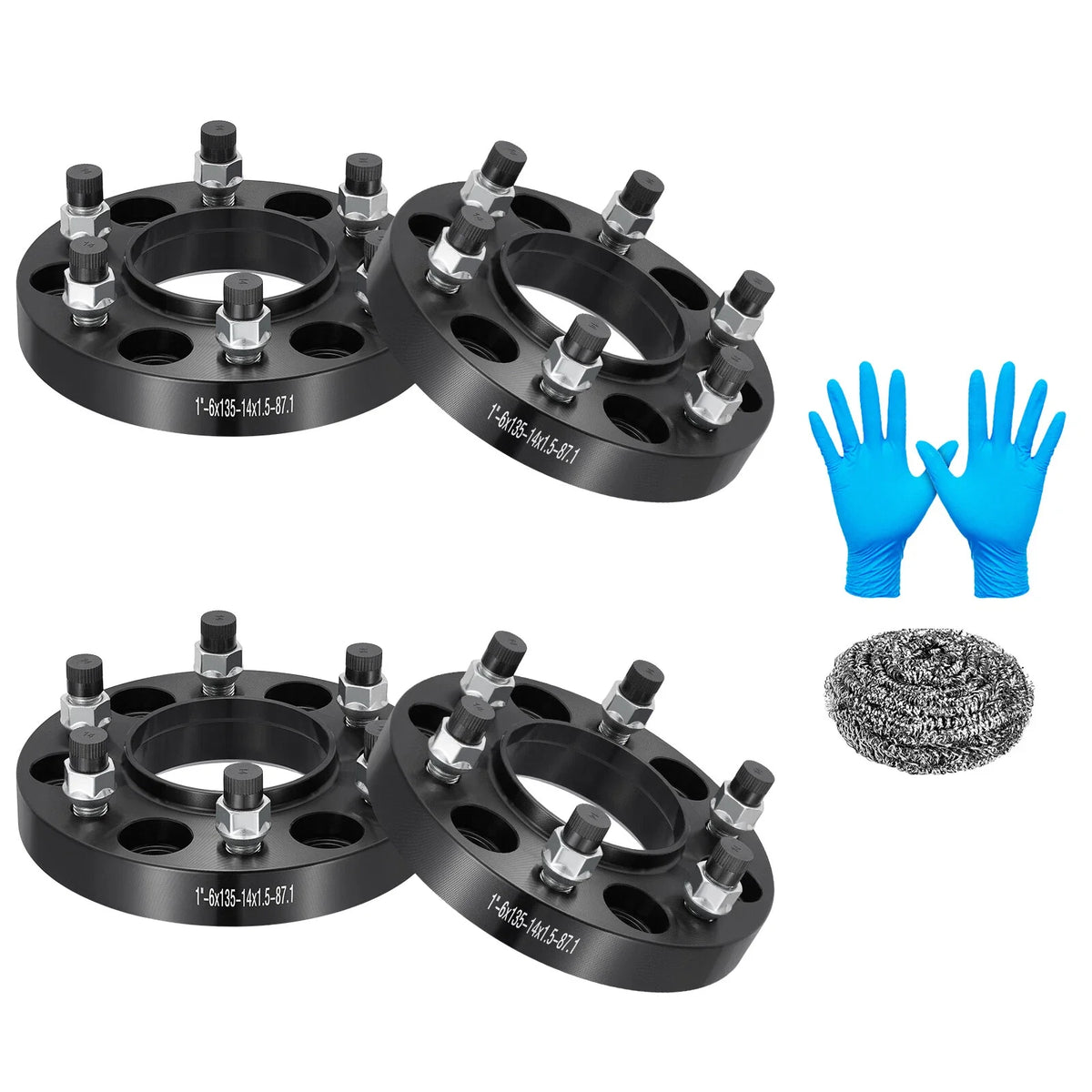 Hubcentric Wheel Spacers 1" 6x135 (Set of 4) for Ford Expedition 2015-2024