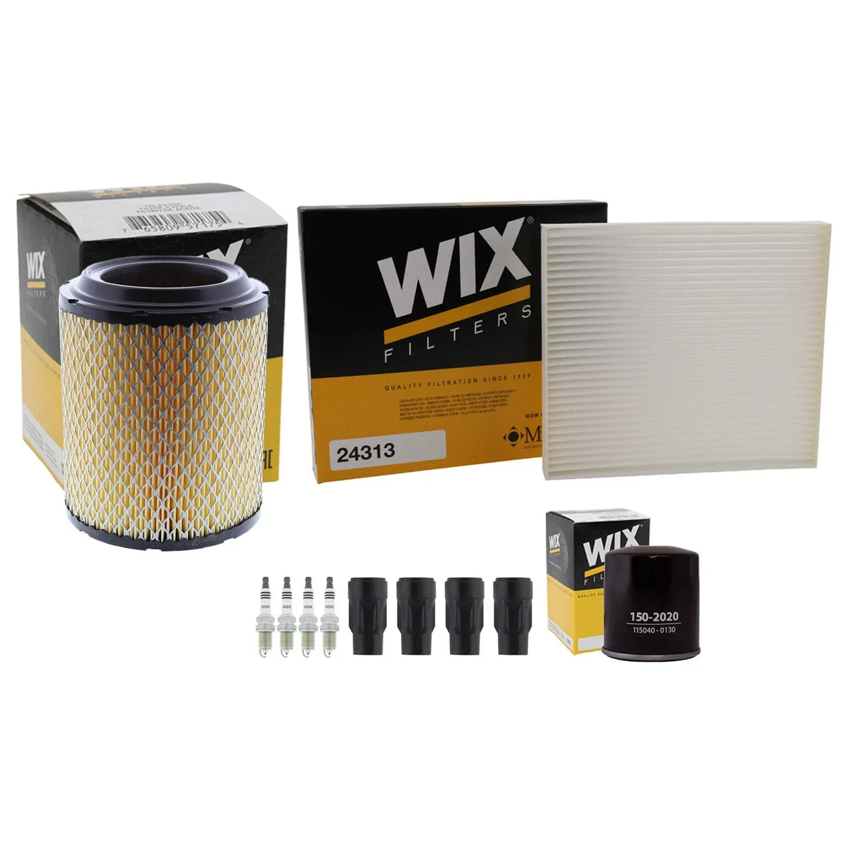 Tune Up Kit with 4 Spark Plugs & Boots for Dodge Sebring 2008-2010