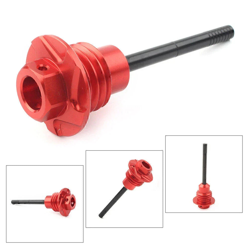 Billet Red Oil Dipstick Plug for 2009-2016 Honda CRF450R