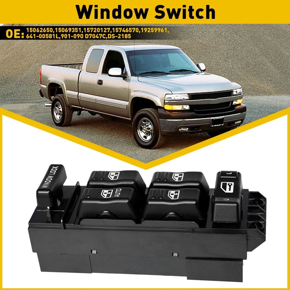 2000-2002 Window Control Switch for Chevy Silverado 1500 HD