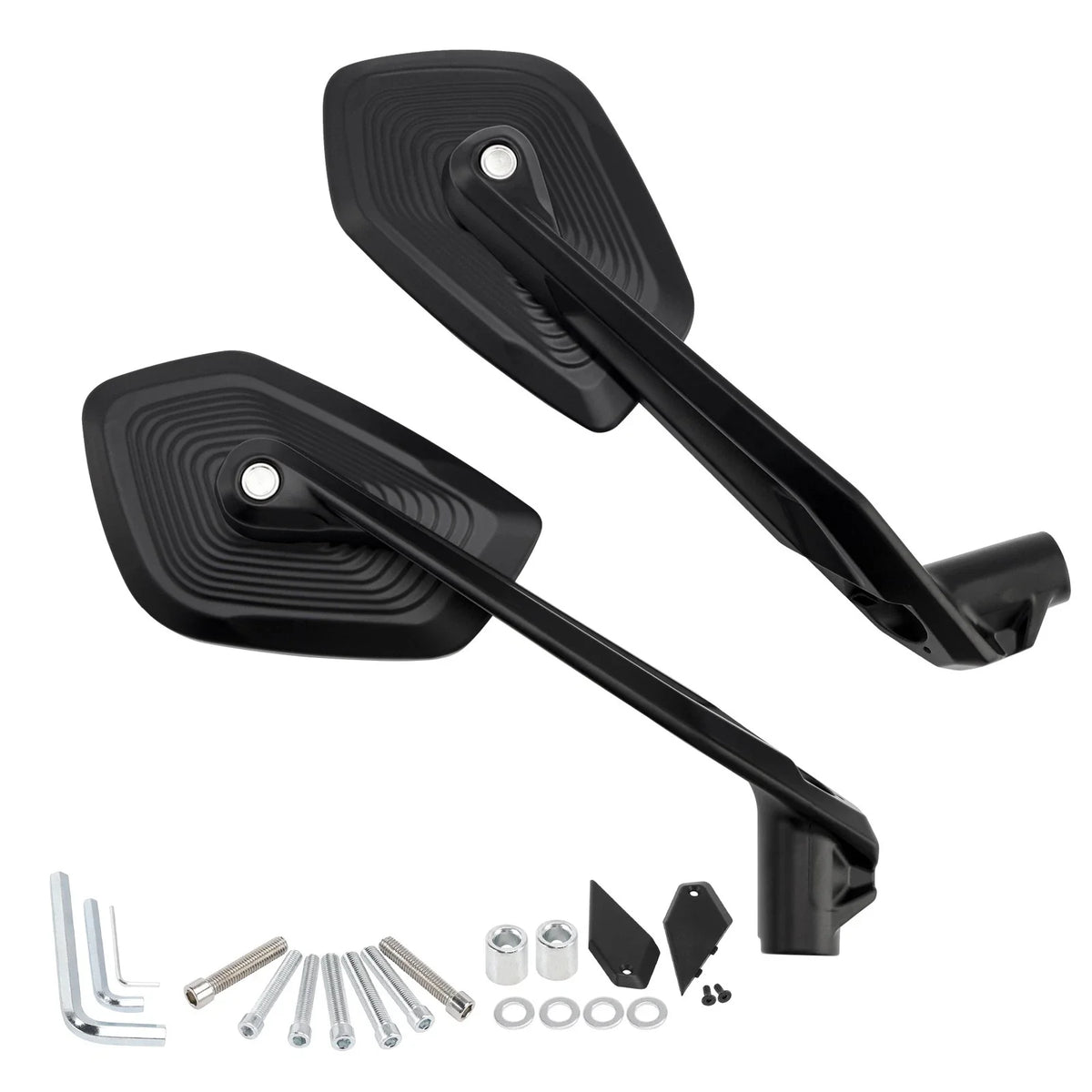 Mirror Pair for BMW R1200GS LC / R1250GS / GSA / ADV / R1250R (2013–2024)