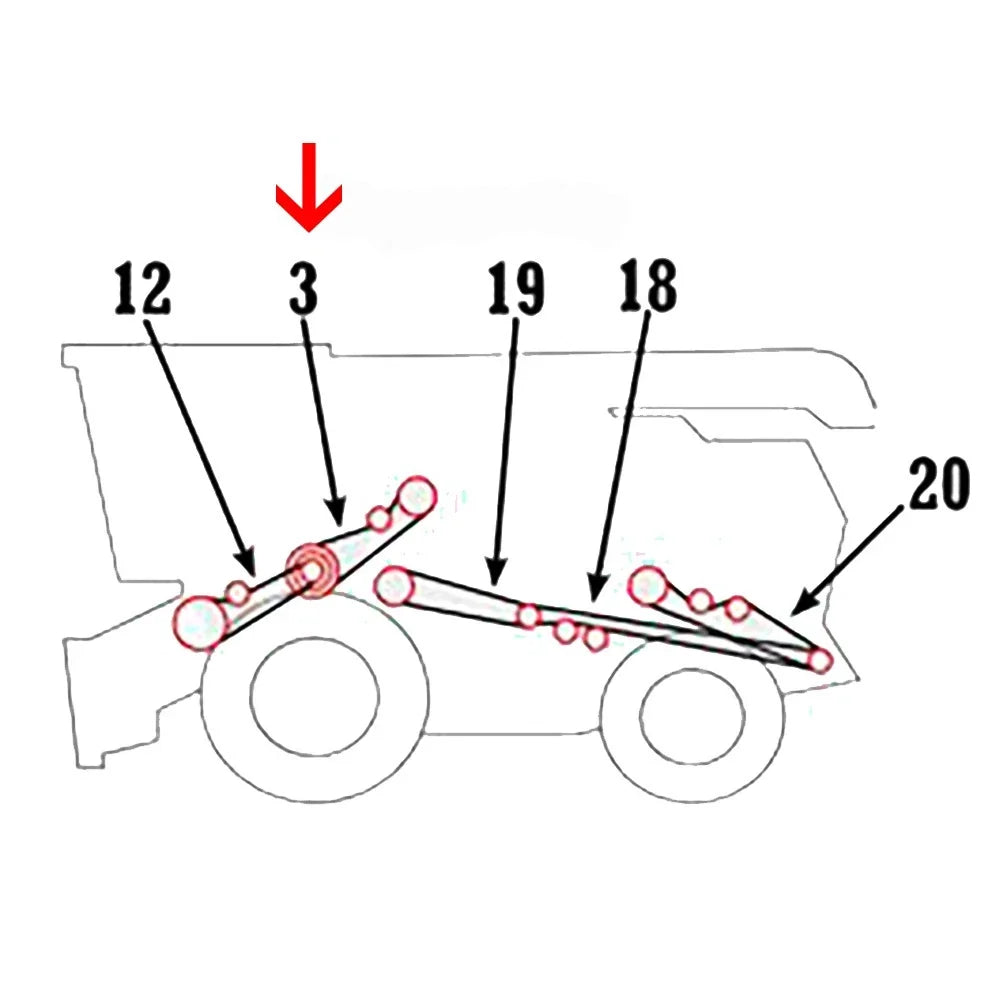 Beater Belt for John Deere Combine (AMZ33790, Z33790)
