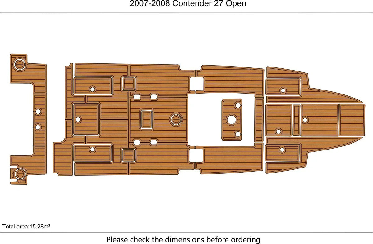 EVA Foam Flooring Pad for Contender 27 Open (2007)