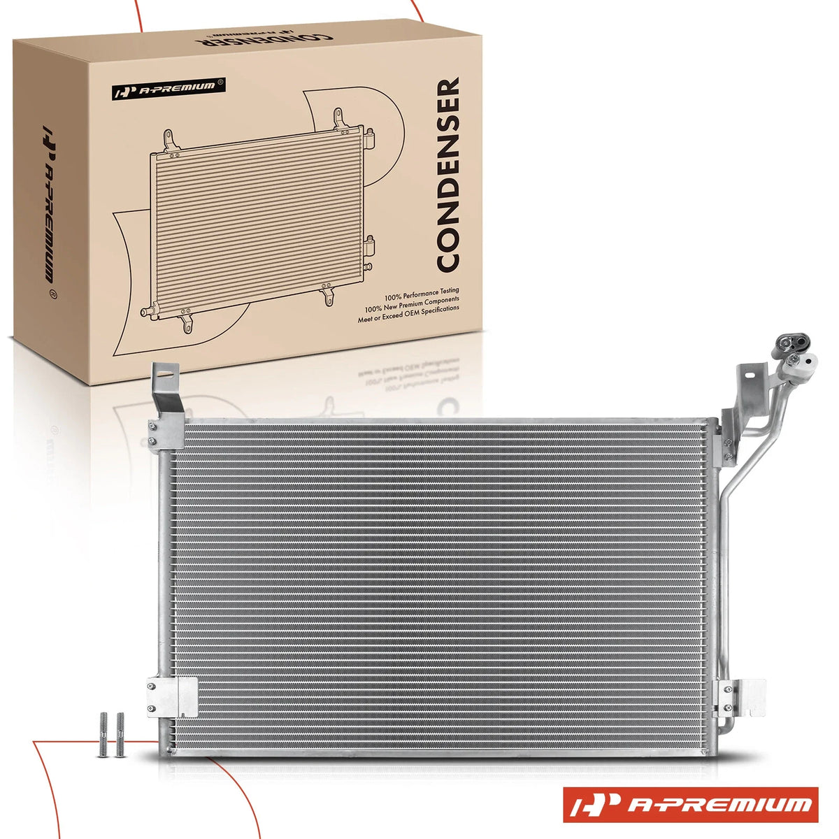 A/C Condenser with Bracket for Ford Crown Victoria (2003–2005)