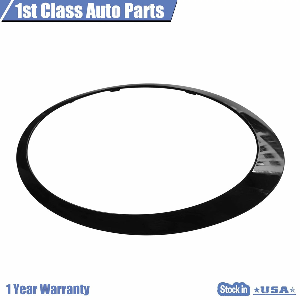 Glossy Black Headlight Trim Ring for Mini Cooper (2007–2015)