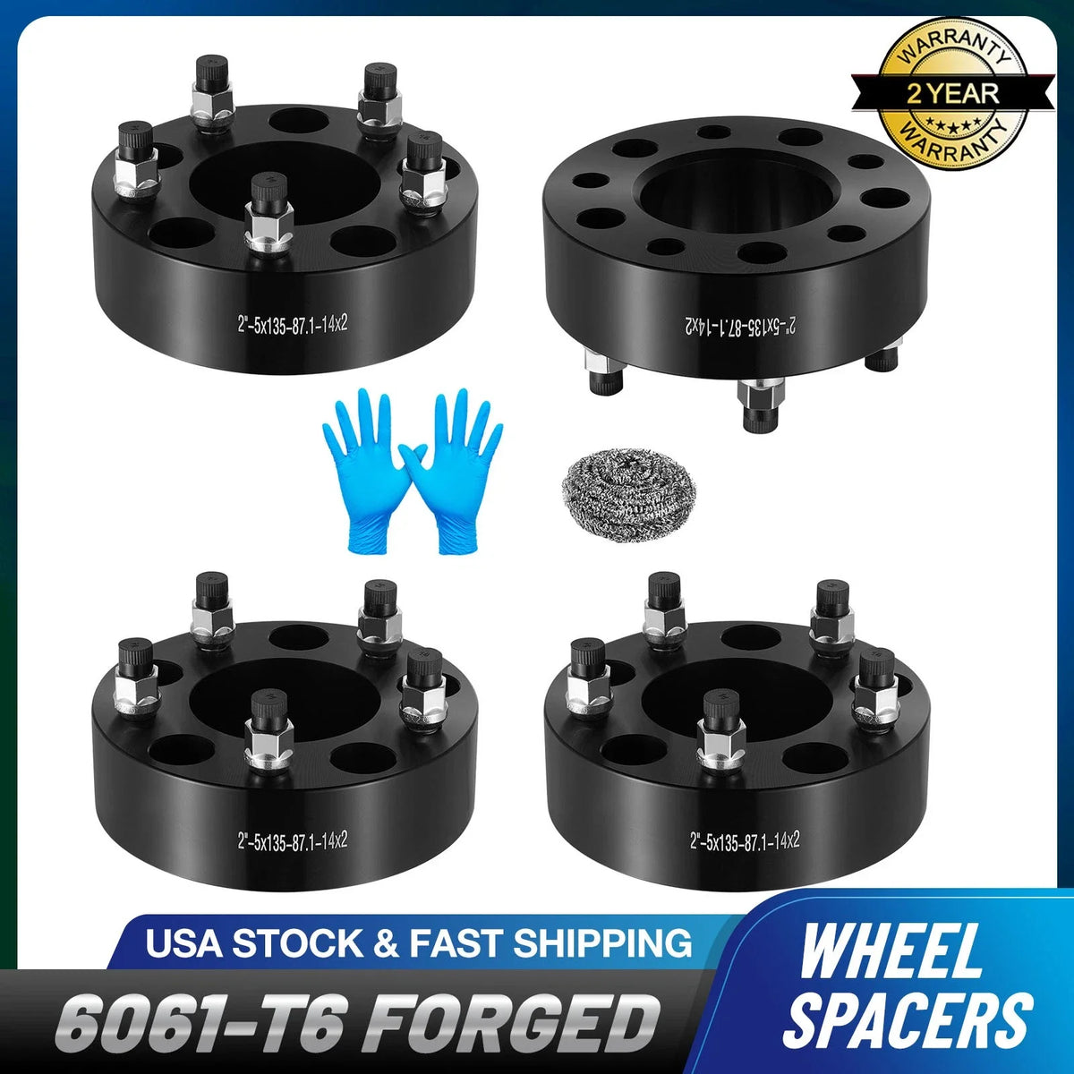 Set of 4 Wheel Spacers for Ford F-150 Heritage (2004–2004)