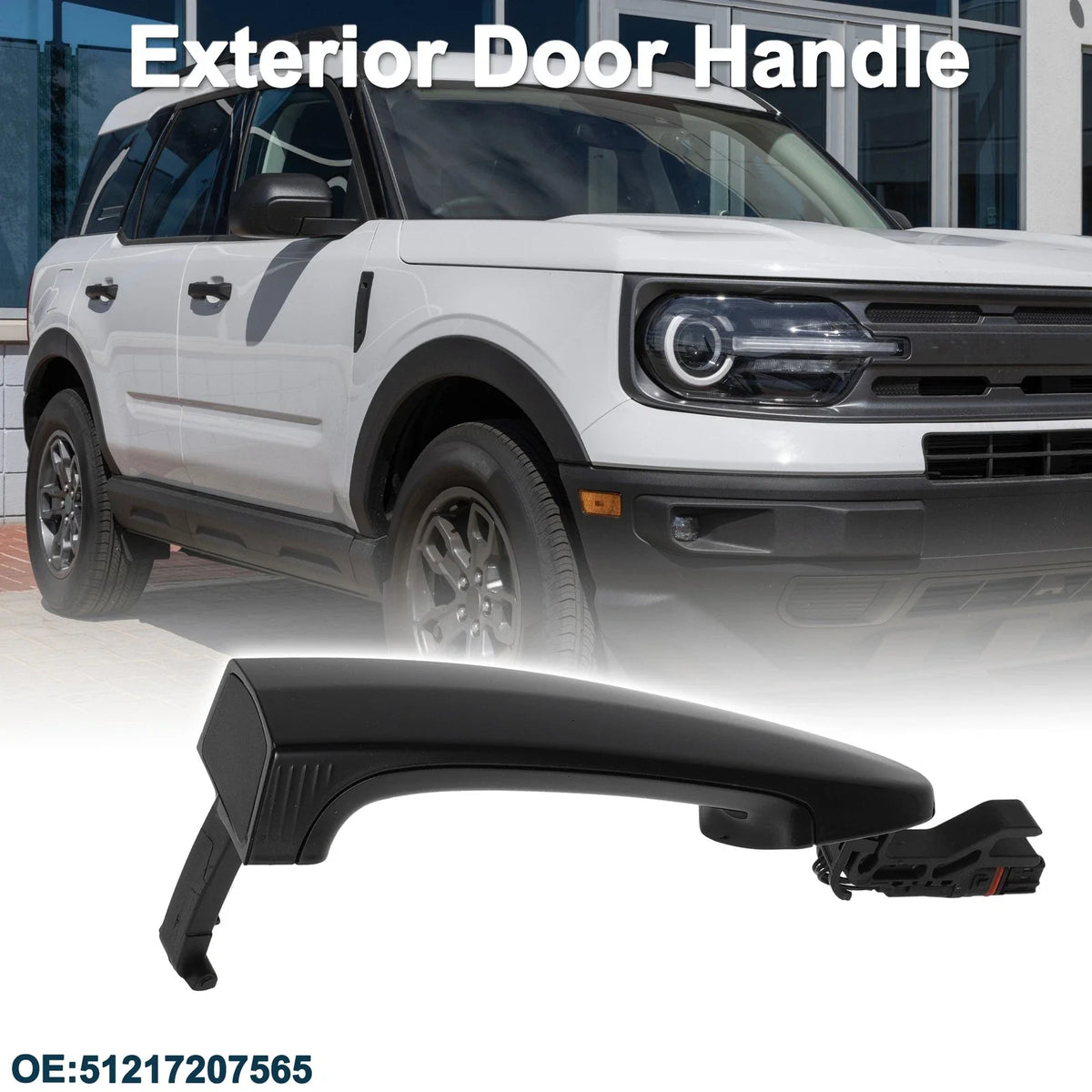 Front Left Exterior Door Handle for BMW X5 E70 E71 E72 (2007–2013) No. 51217207565 Black