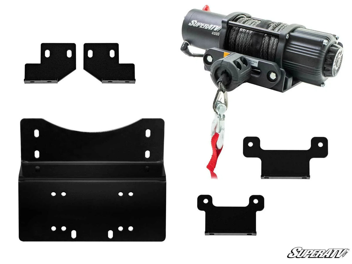 4500 lb Winch & Mounting Plate for Honda Pioneer 1000 (2016–2023)