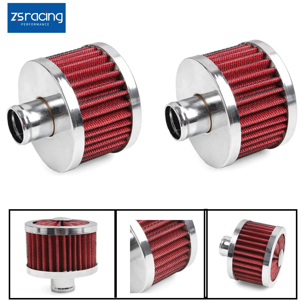 Baffle Breather Vent Filters for Valve Cover - 2 Pack
