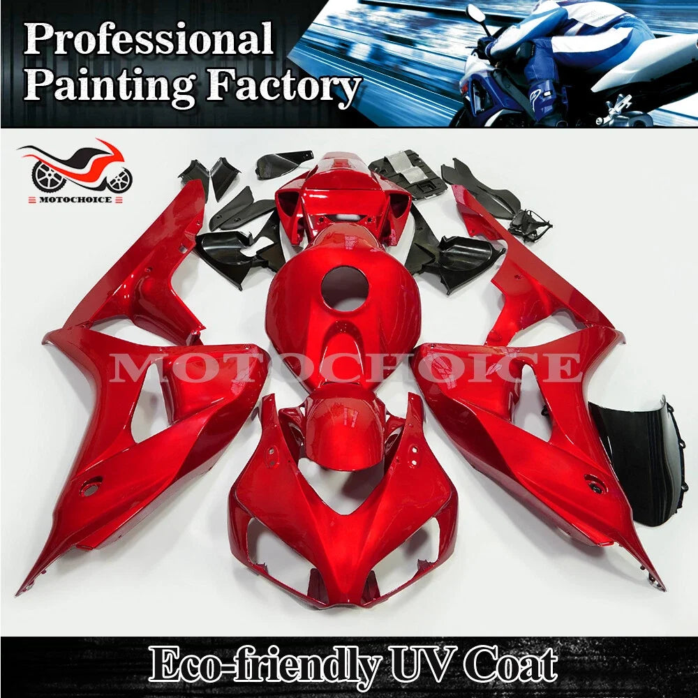 Gloss Red Fairing Kit for Honda CBR1000RR (2006–2007)