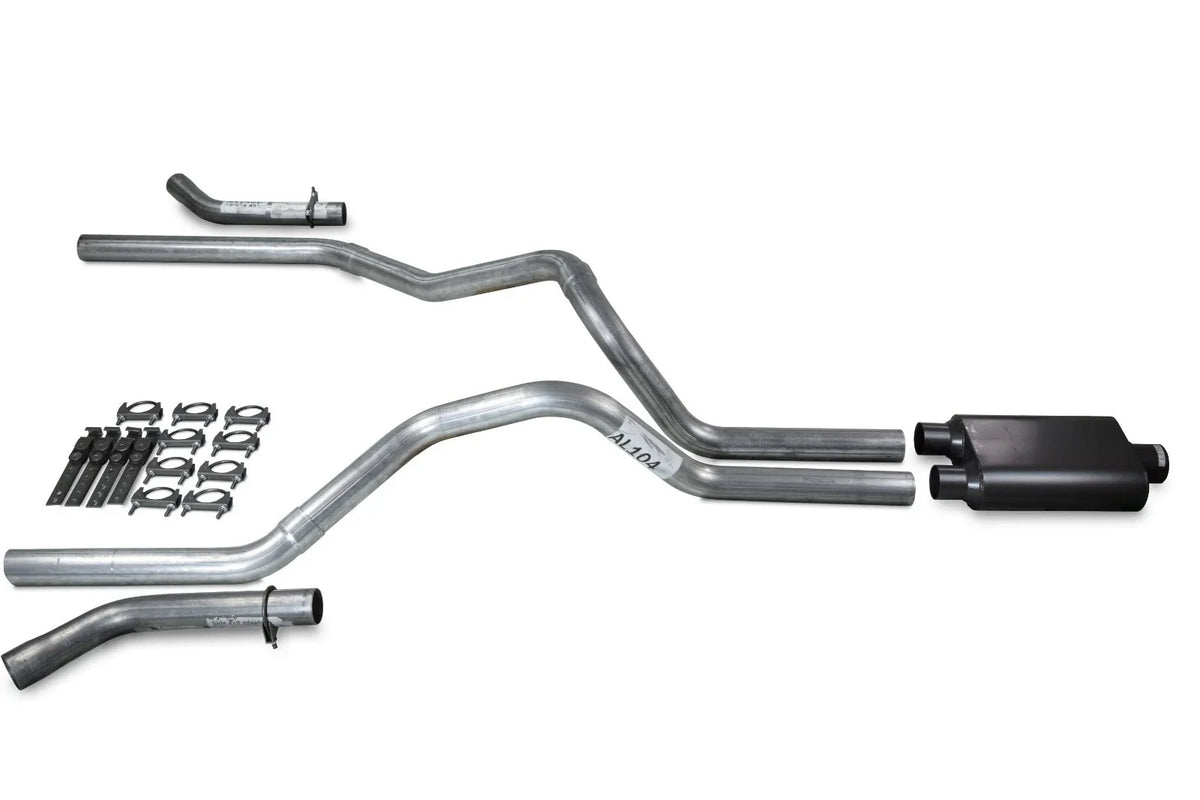 2.5" Exhaust Kit featuring 2 Chamber Muffler for Dodge Ram 1500 2009-2018