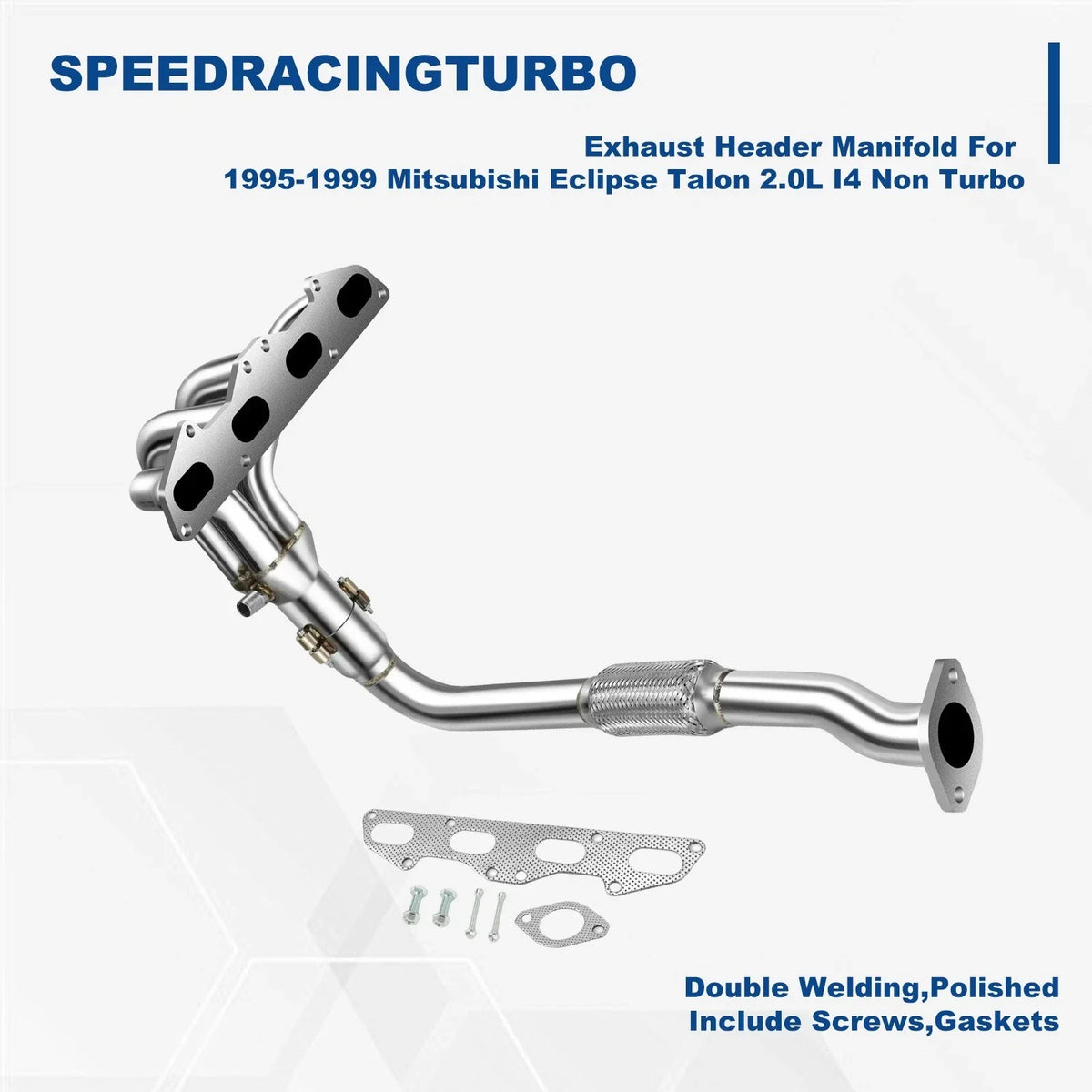 Exhaust Manifold Header for 2.0L I4 Non Turbo Eclipse Talon 1995-1999