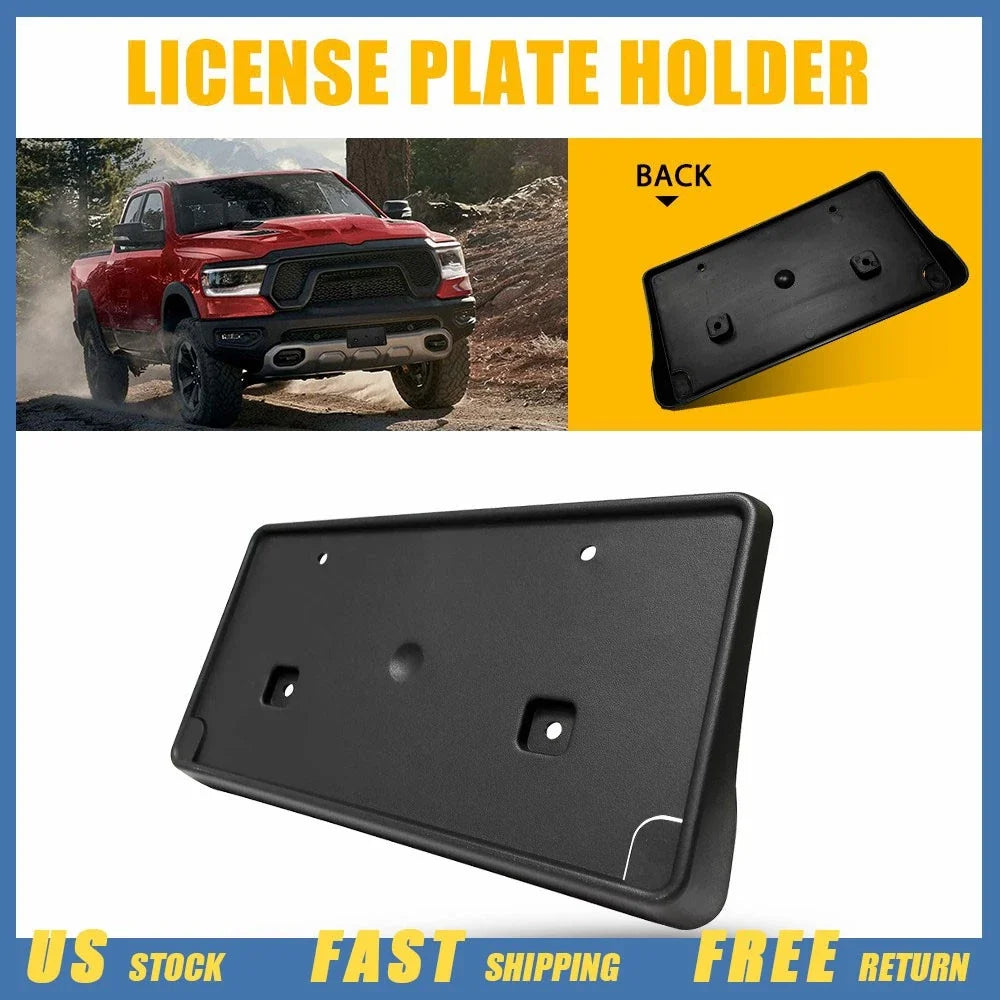 Front Bumper License Plate Mounting Bracket for RAM 1500 Classic (2019–2022)