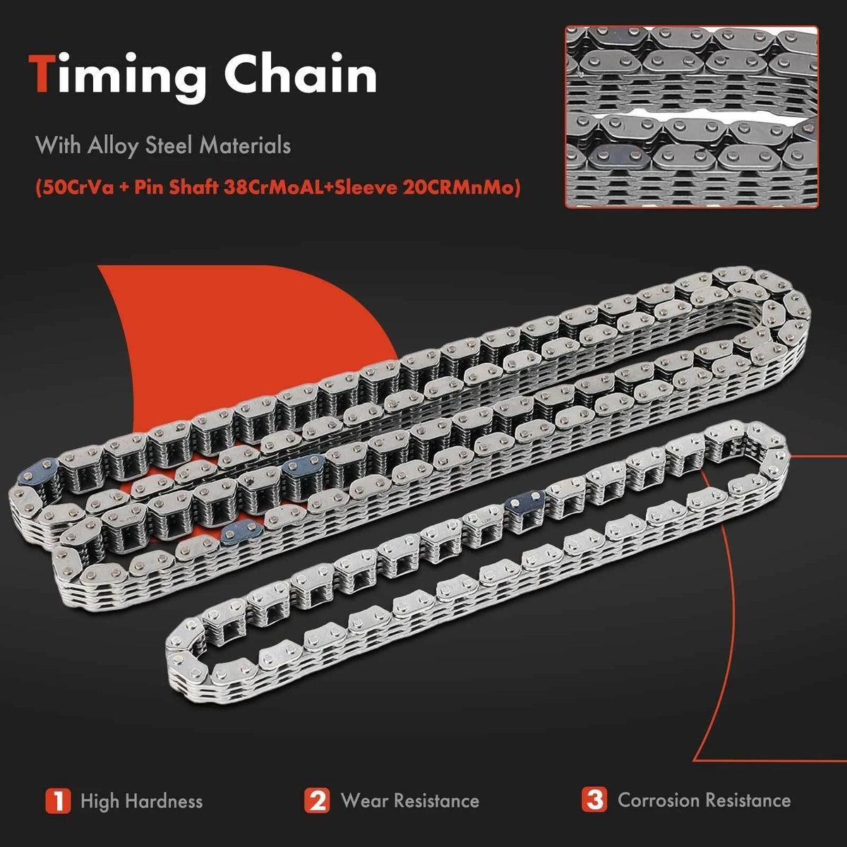 6X Timing Chain Kit for Nissan Versa (2015-2019)