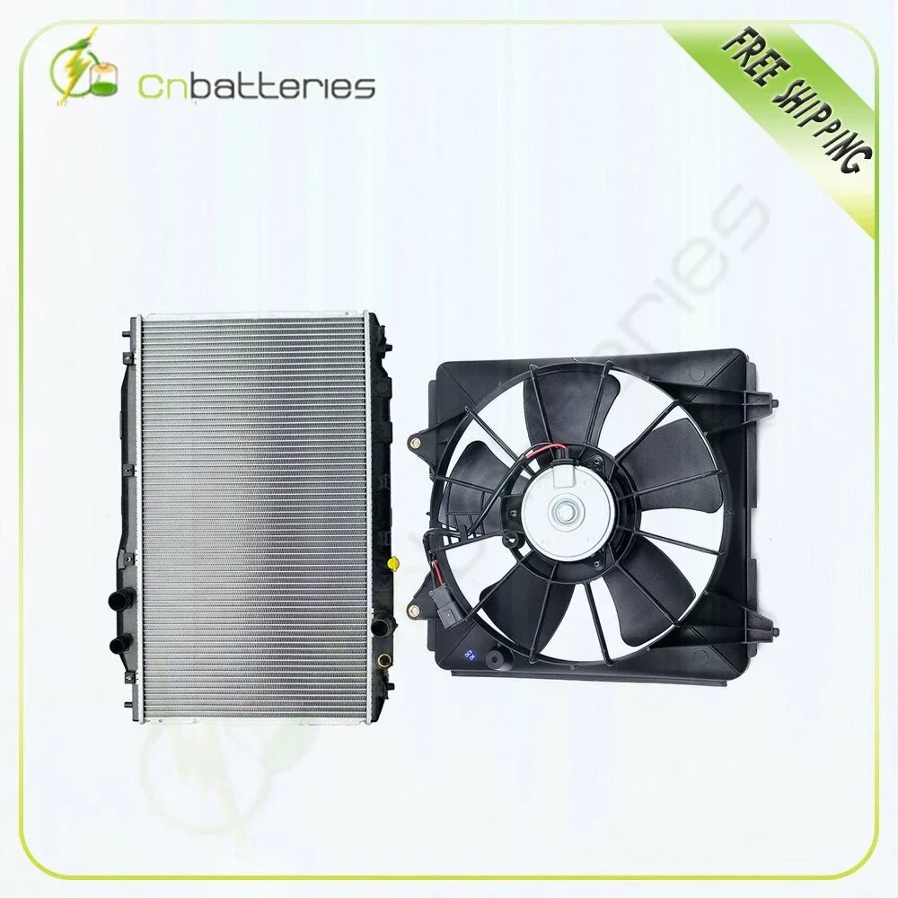 Condenser & Radiator Fan Set for Honda Civic 1.8L (2006-2011) 2922, 621-011