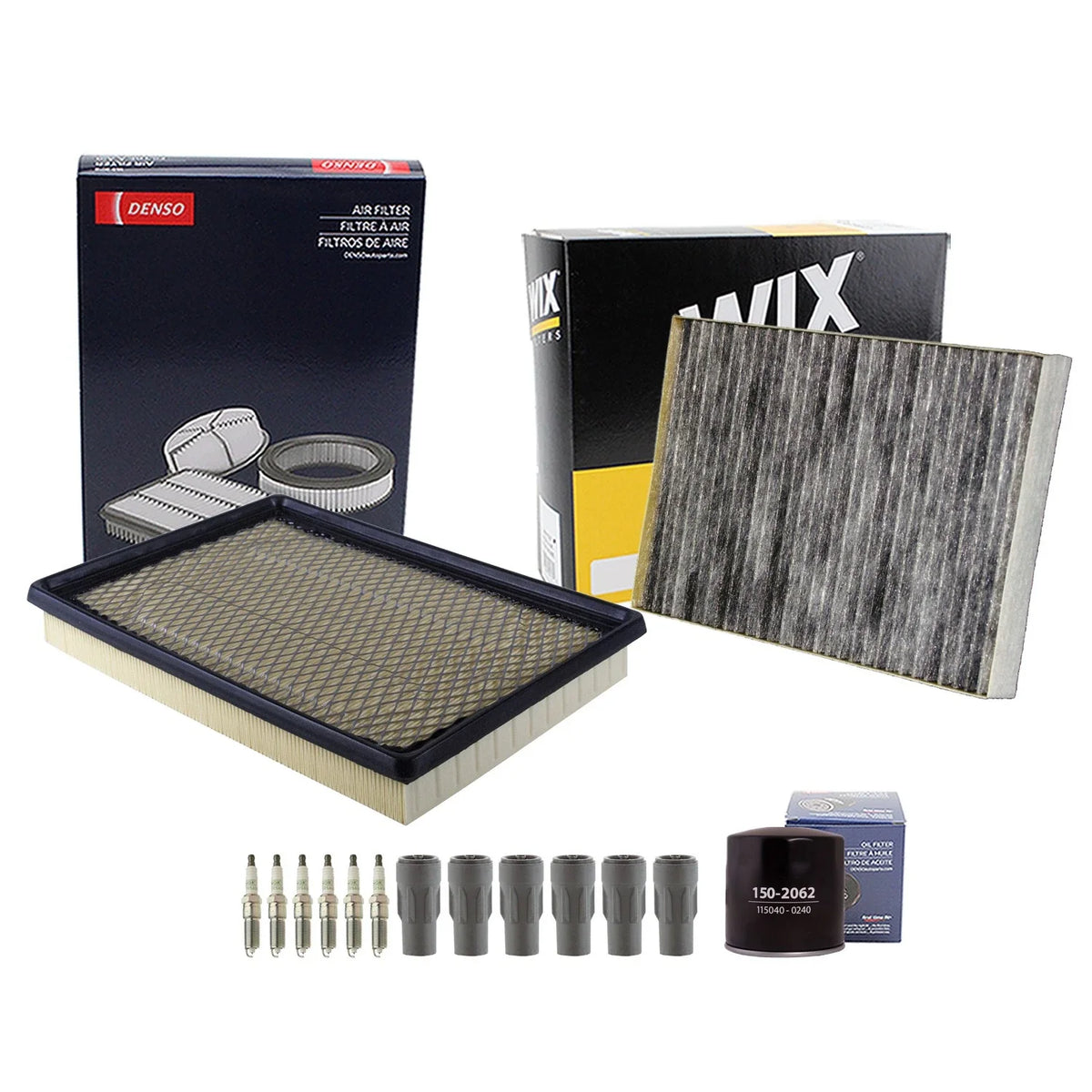 6 Spark Plugs & Boots Tune Up Kit for 2005-2008 Dodge Charger Magnum