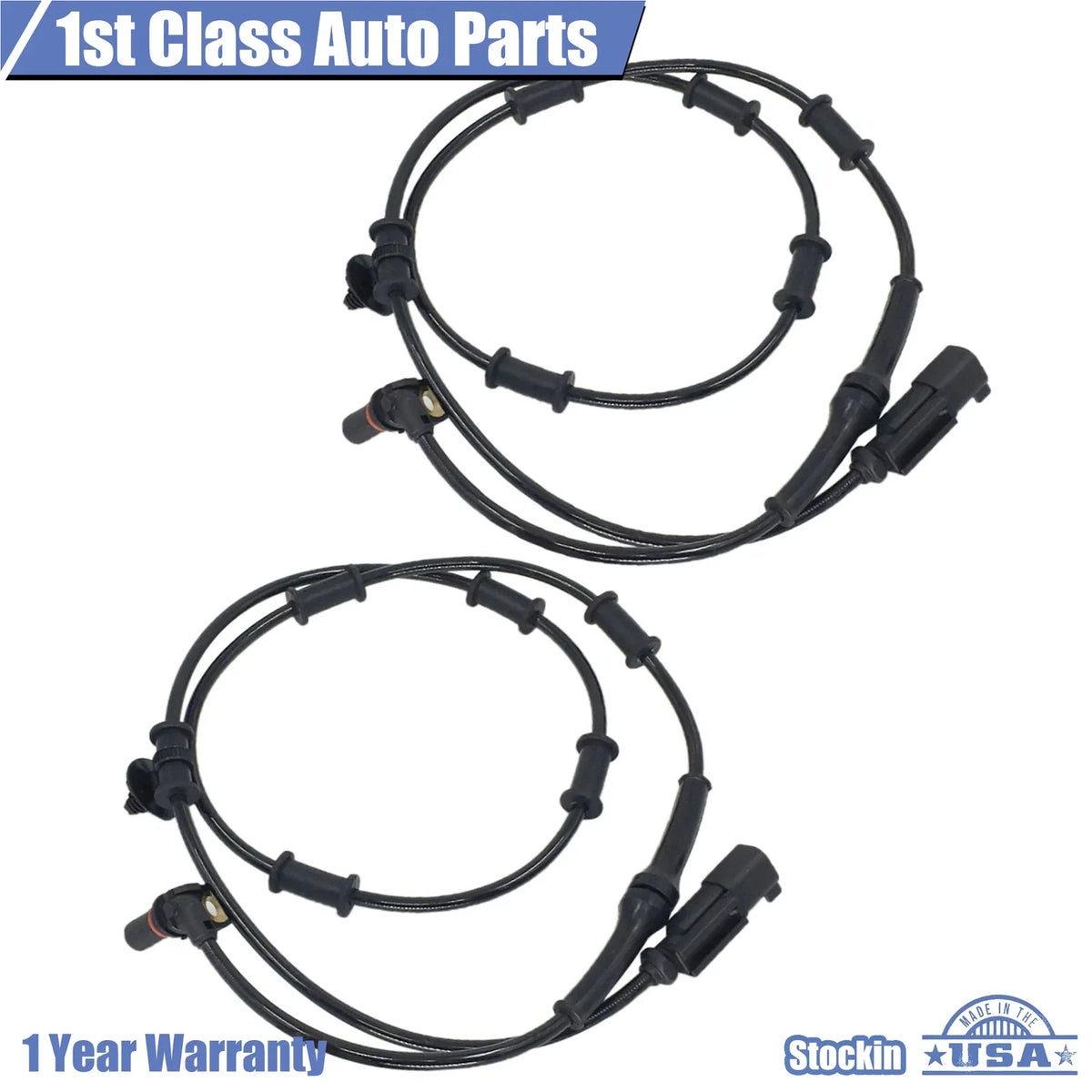 2X ABS Wheel Speed Sensor for Dodge Ram 1500 2500 (2006–2008)