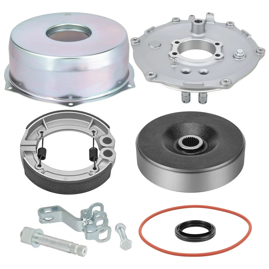Rear Brake Plate Shoe Kit for Yamaha Wolverine 350 YFM350X (2006–2009)