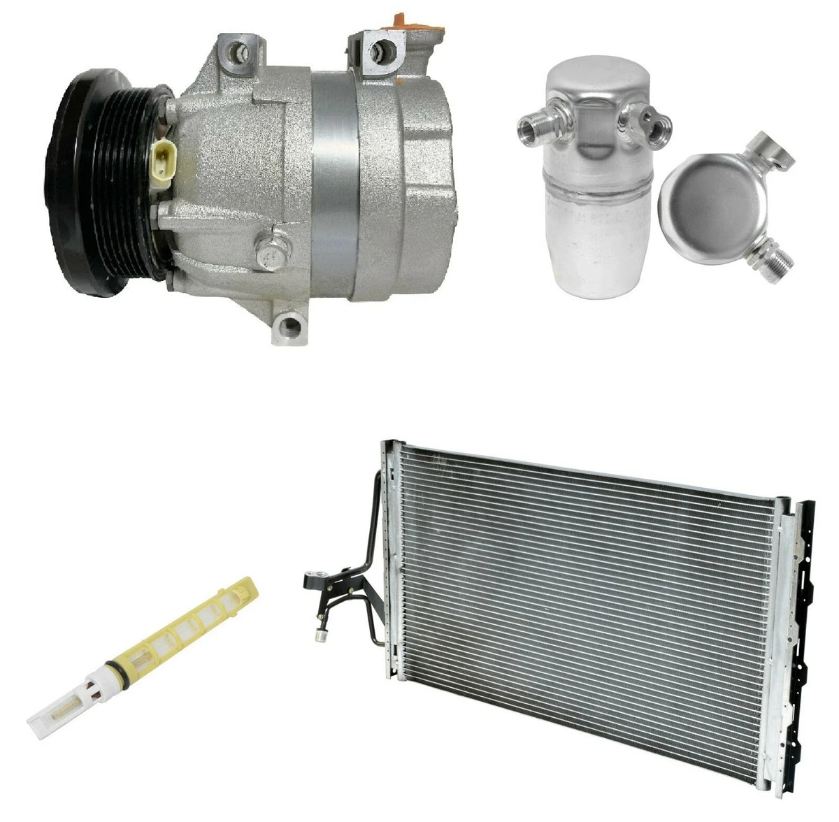 AC Compressor Kit w Condenser for Pontiac Montana 3.4L (1999–1999)