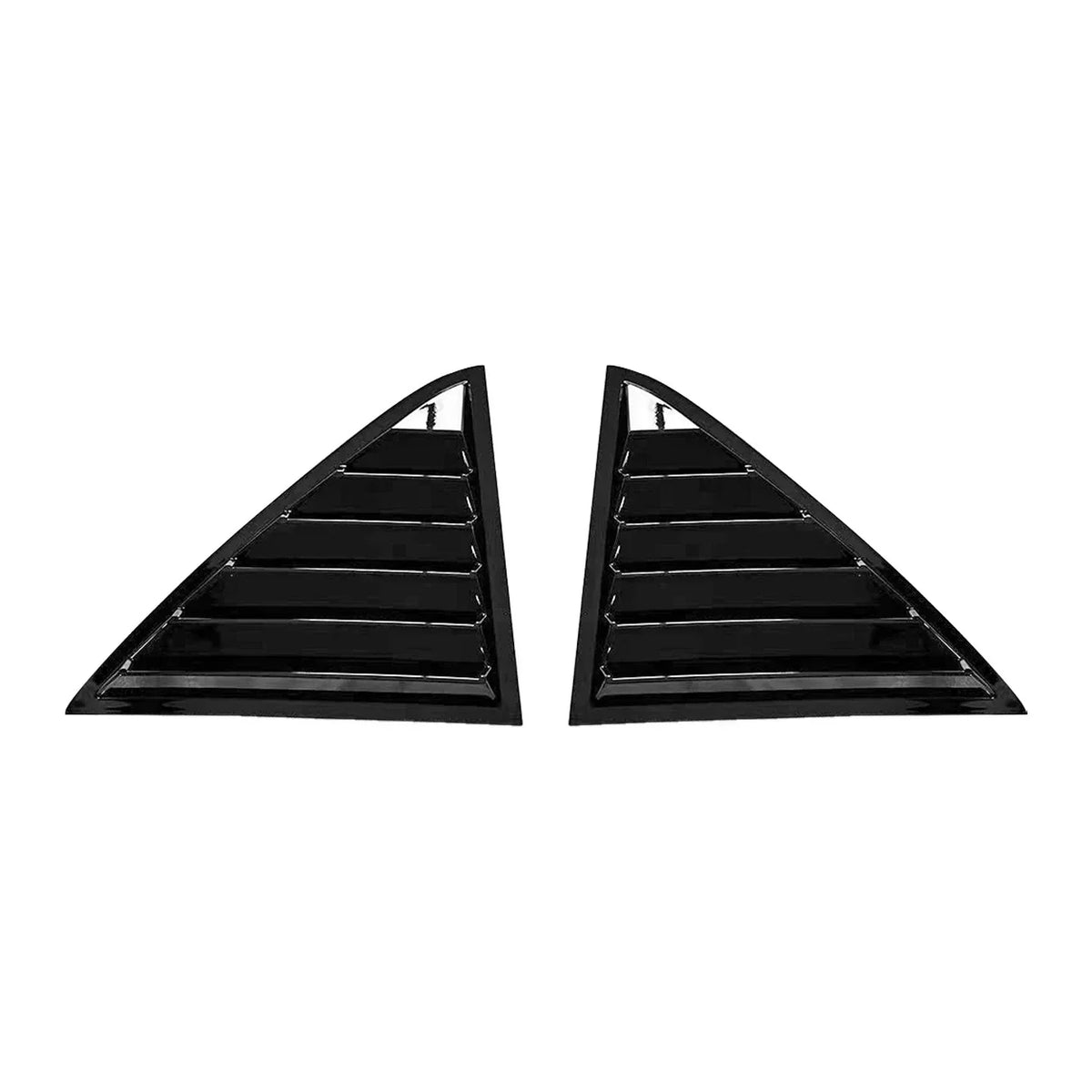 Gloss Black Window Louver Shutter Cover for Chrysler 300 (2011-2023)