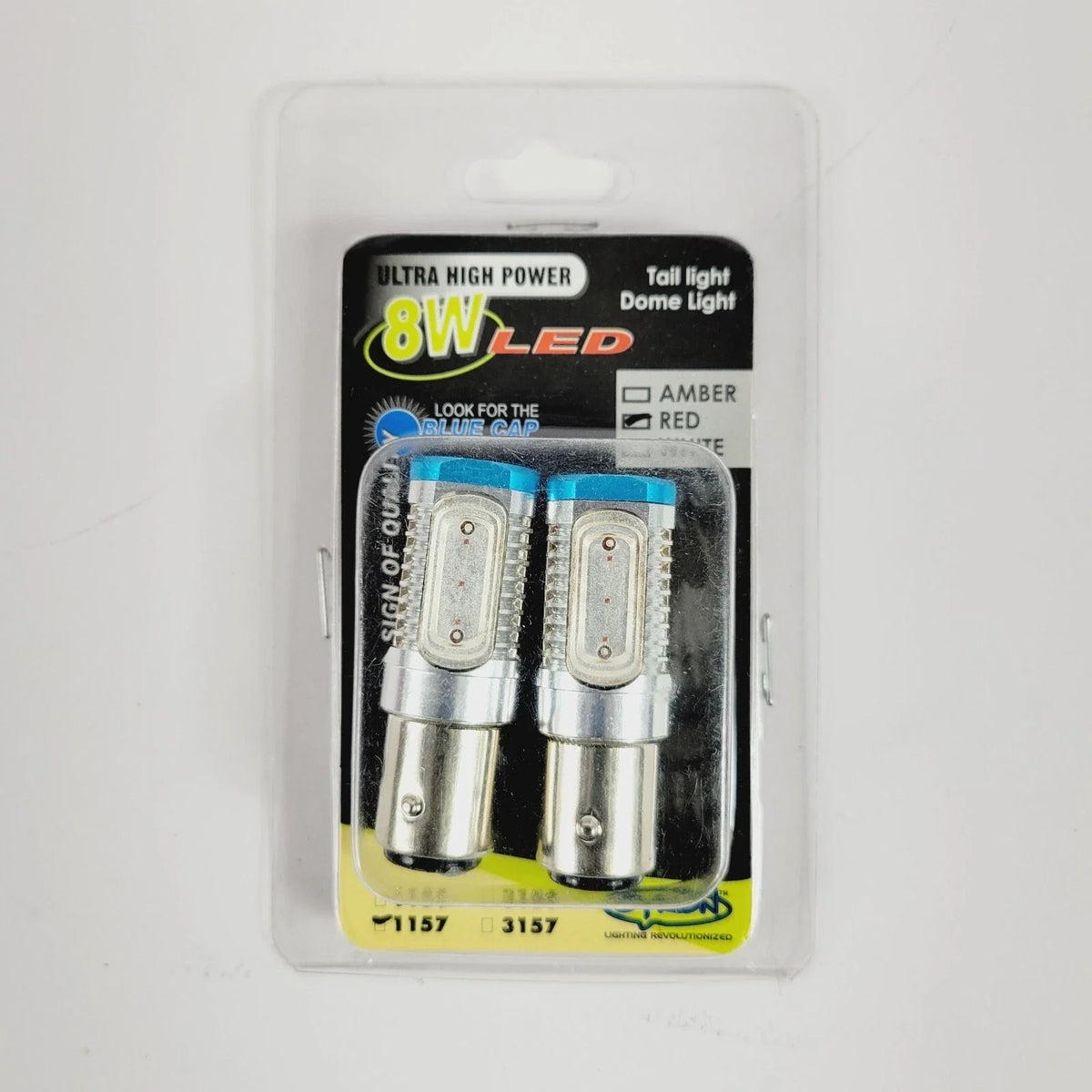 8W Red LED Tail Light Bulbs 1157 for Cyron Lighting