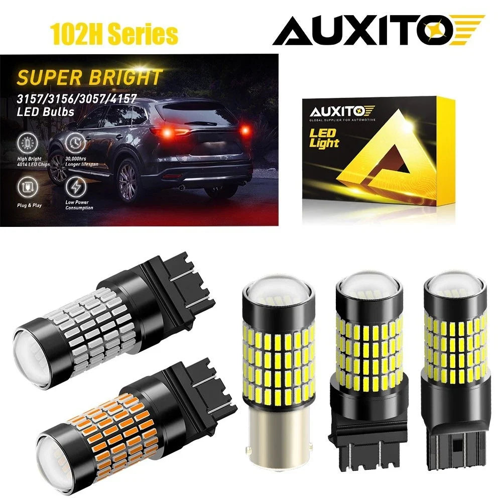 LED Turn Signal Light Bulbs 3156 3157 - 2X AUXITO for Various Cars