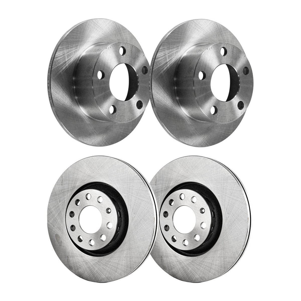 Front & Rear Disc Brake Rotor Pair for Audi A6 (1998–2004)
