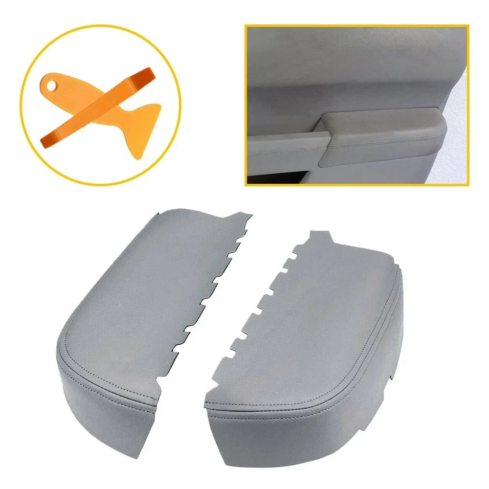 Front Door Armrest Panels Cover Set of 2 for Honda Pilot 2009-2015