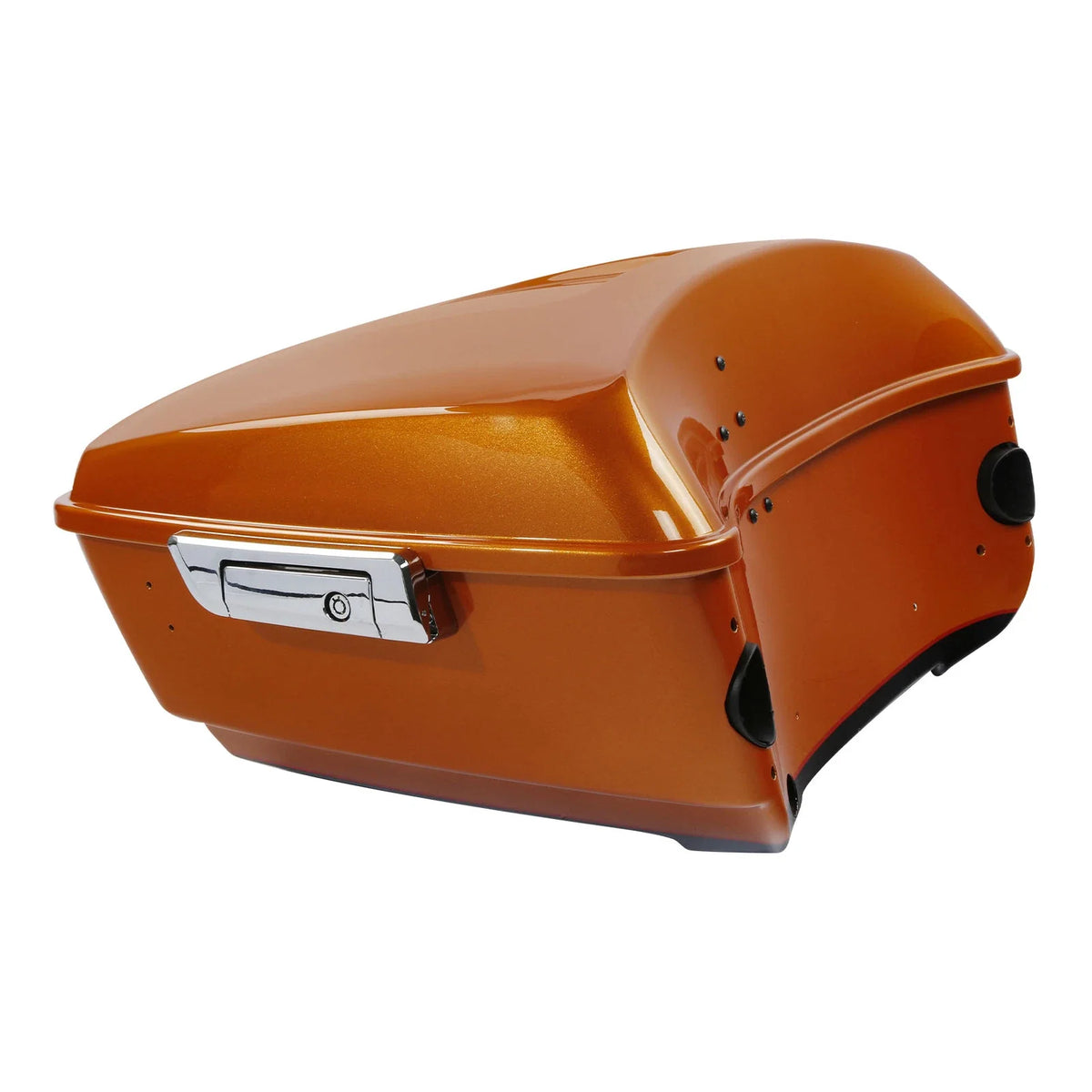 Amber Whiskey/Vivid Black King Trunk for Harley Touring Road Glide 2014-2026