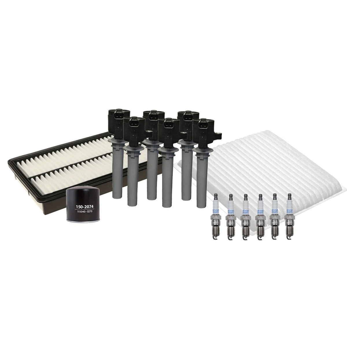 Set of 6 Denso Platinum TT Spark Plugs for Mazda MPV (1990–1998)