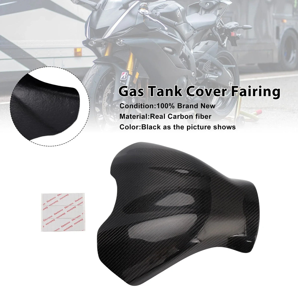 Carbon Fiber Tank Cover Fairing for Yamaha YZF R6 (2017-2023)