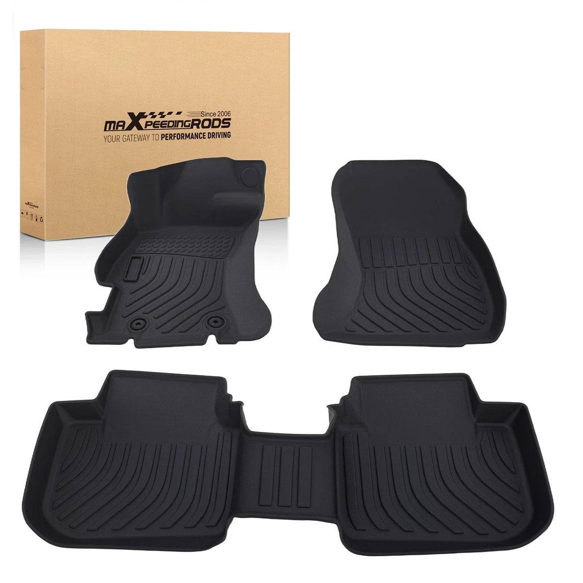 TPE All-Weather Floor Mats for 2016-2017 Subaru Crosstrek