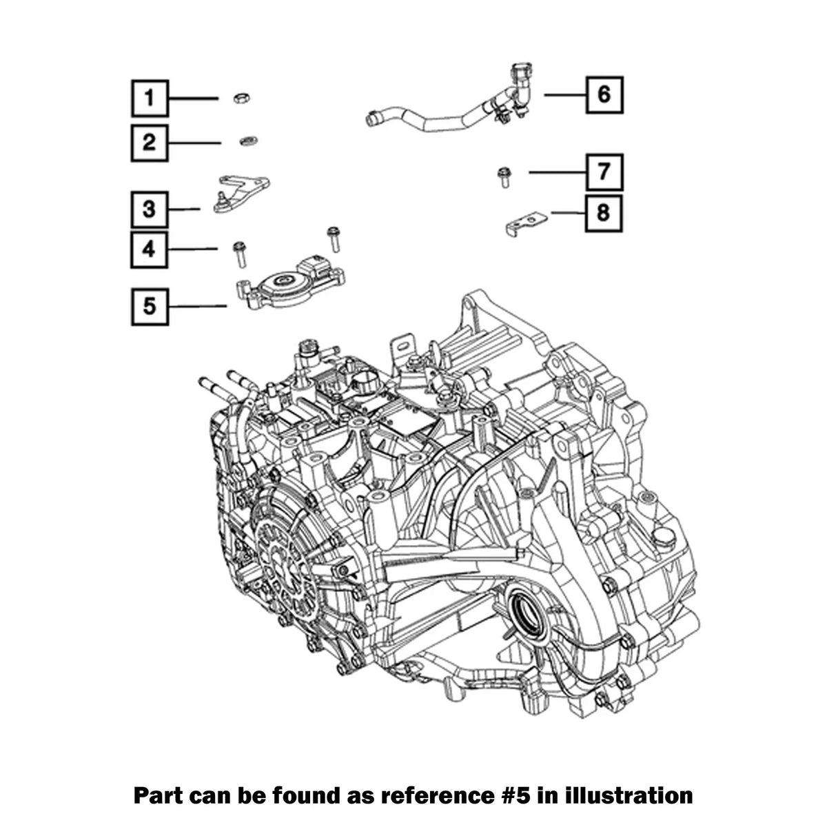 Genuine OEM Transmission Range Sensor for Jeep Compass Patriot (2007–2017) 68273120AA