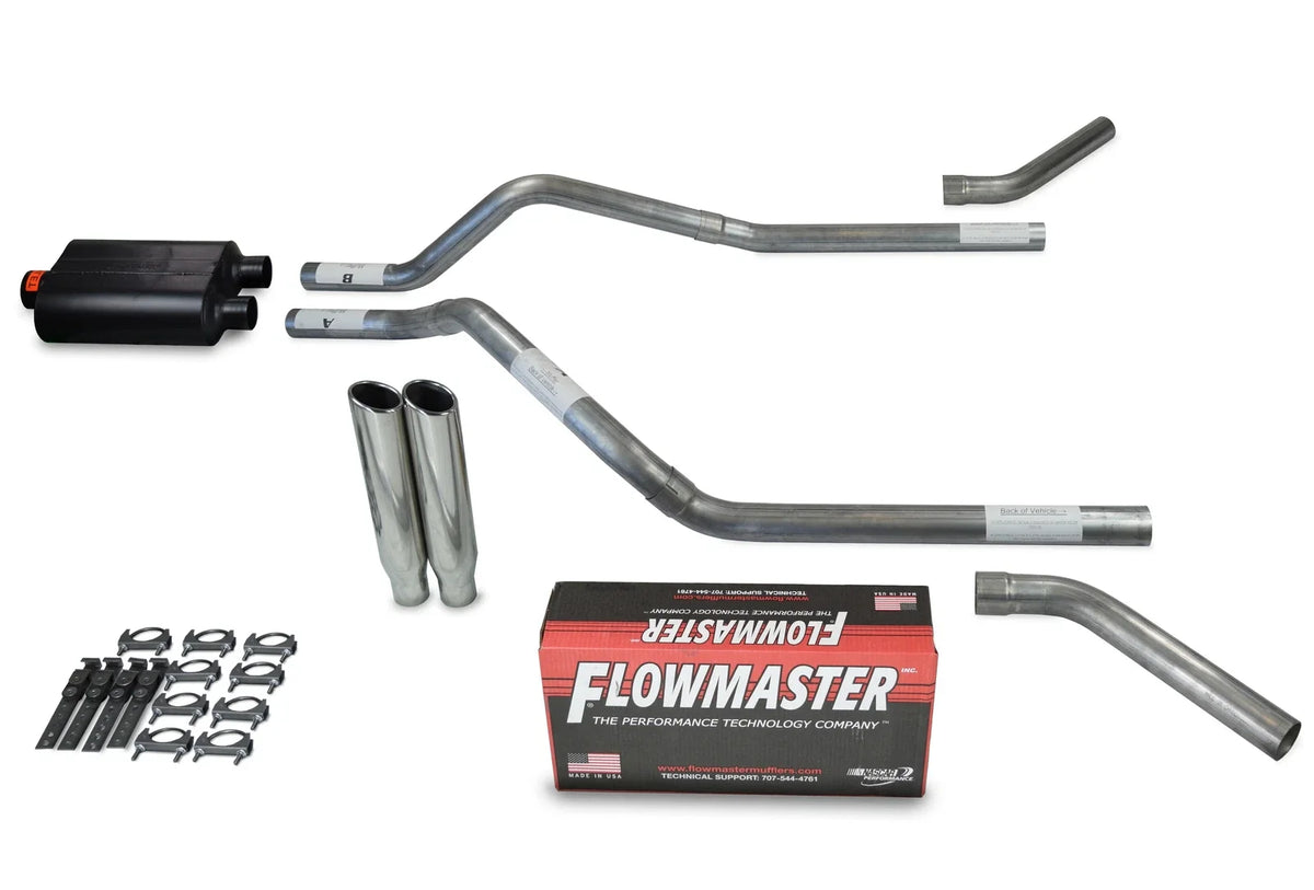 Dual Exhaust Kit - 2.5" Flowmaster Super 40 for GMC Jimmy (1992-1994)