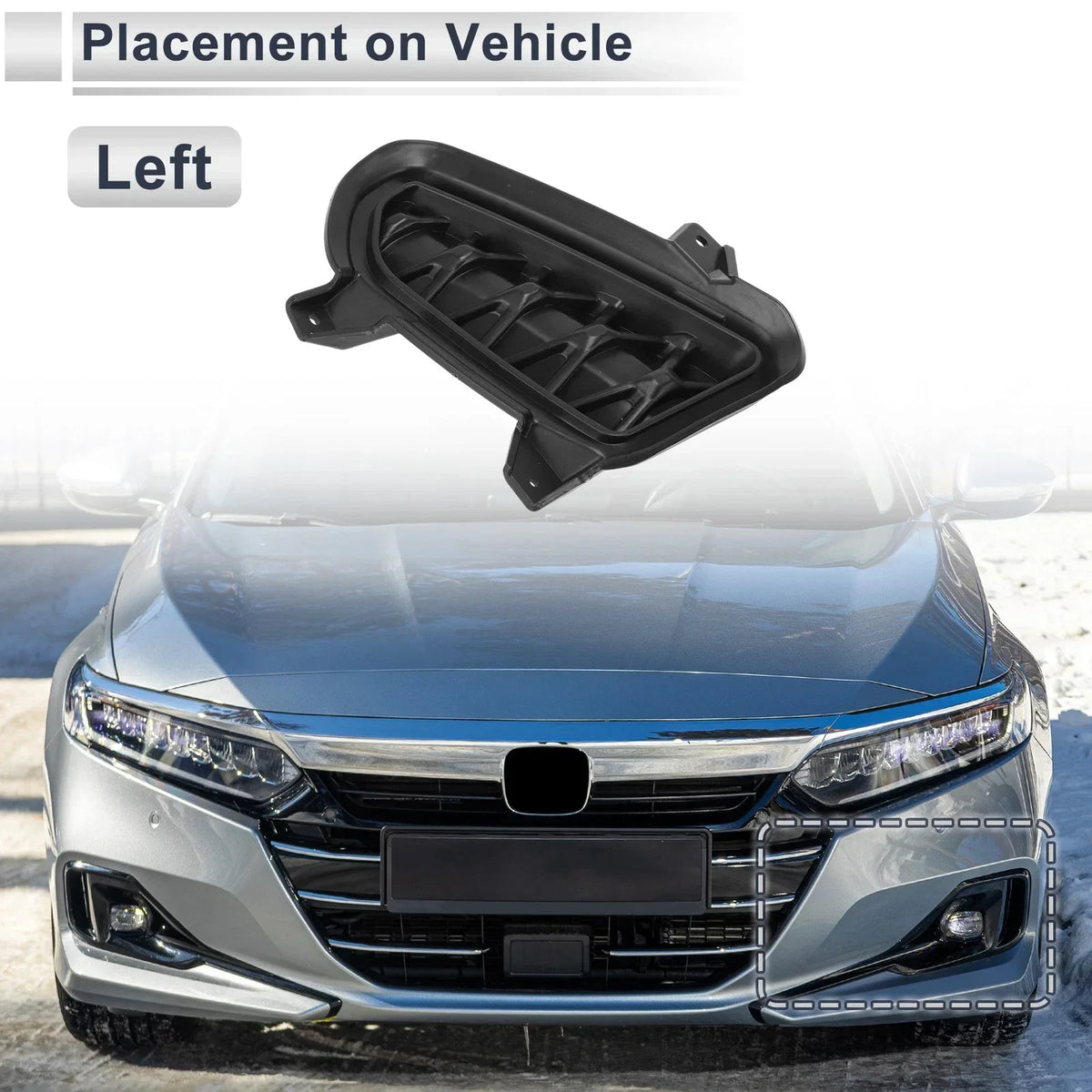 2014-2022 Dodge Durango Front Left Fog Light Grill